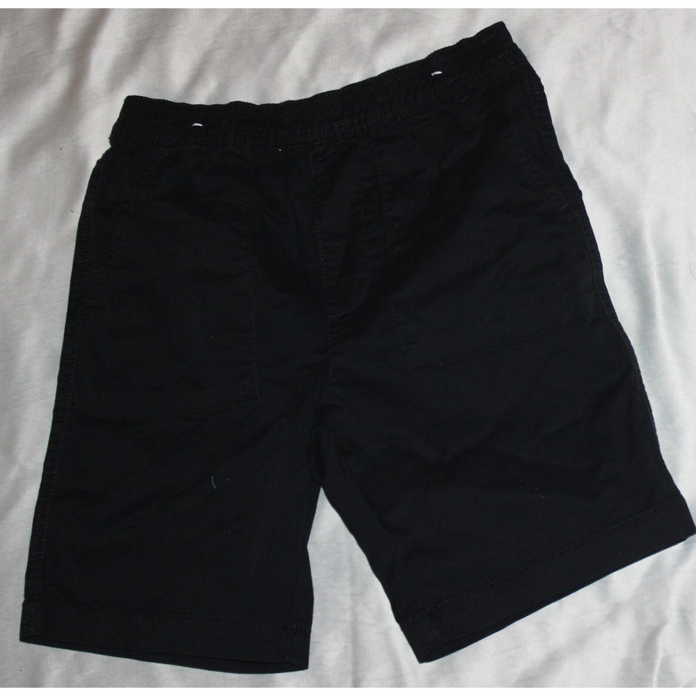 Boys member marks woven pull on shorts black Size 10-12